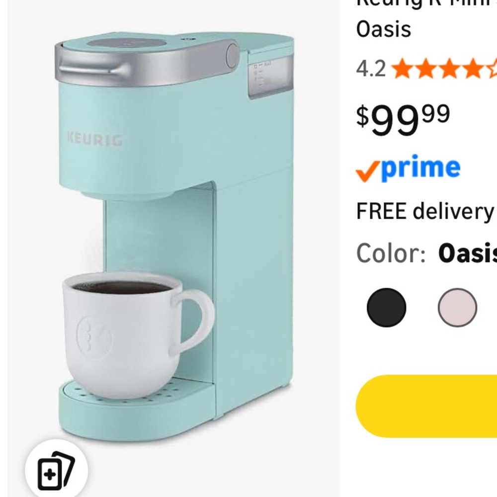 Like New Keurig K-Mini Coffee Maker in Oasis - OS